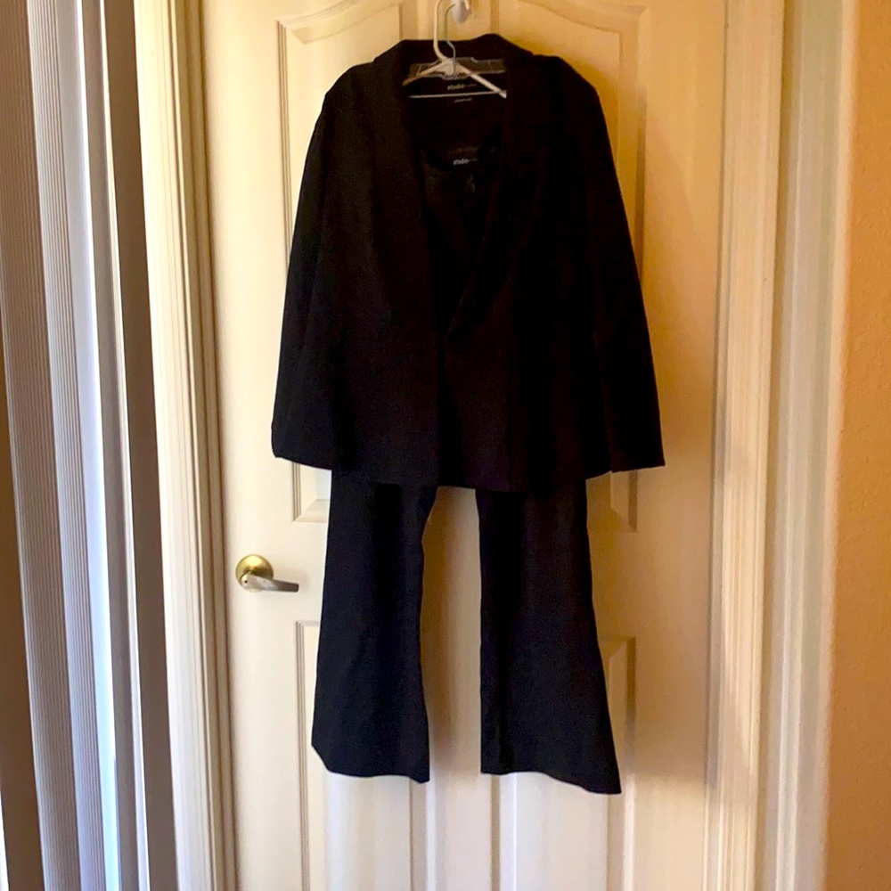 Torrid Black Pantsuit Suit 22bootcut2X jacket plus